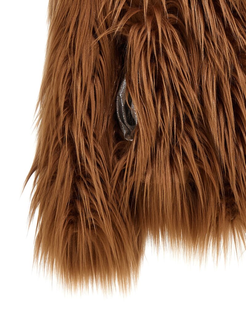 'Bacon Short' faux fur 85% ma 15% pl B&B COUTURE Brown