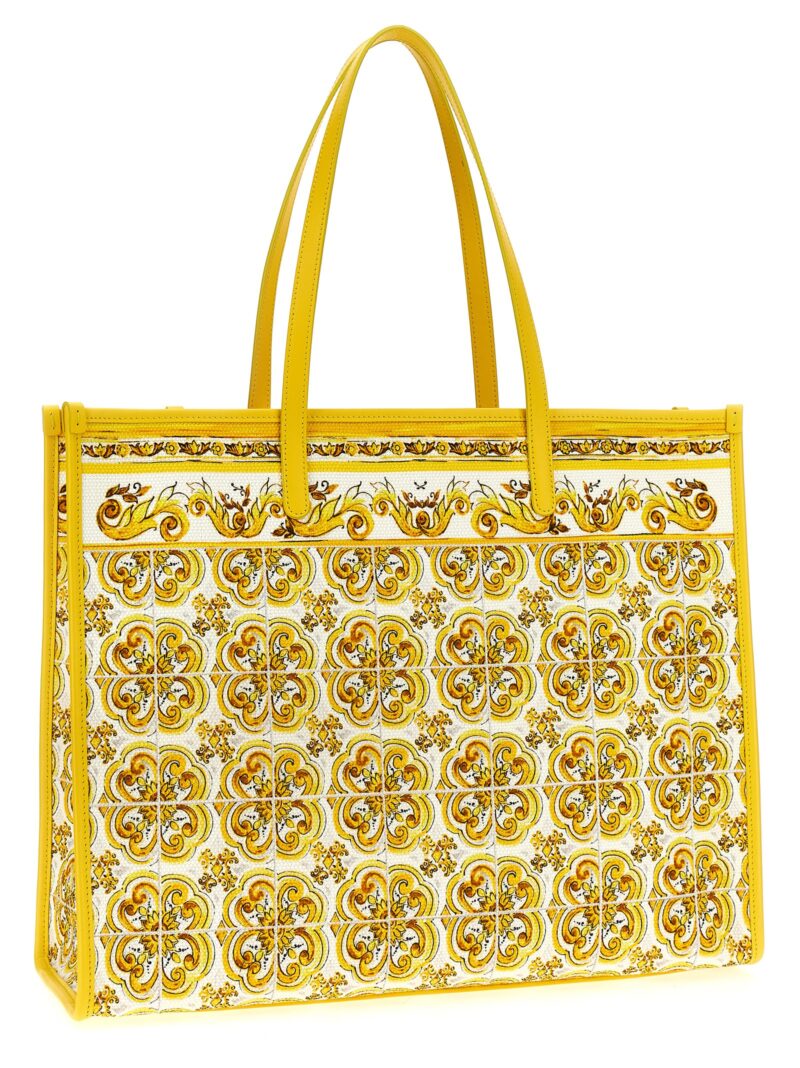 'Maiolica' large shopping bag BB2274AP026HG3OB DOLCE & GABBANA Yellow