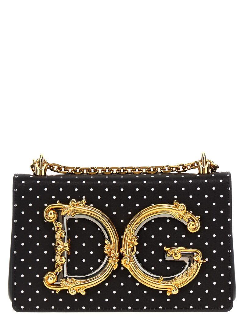 'DG Girls' crossbody bag DOLCE & GABBANA White/Black