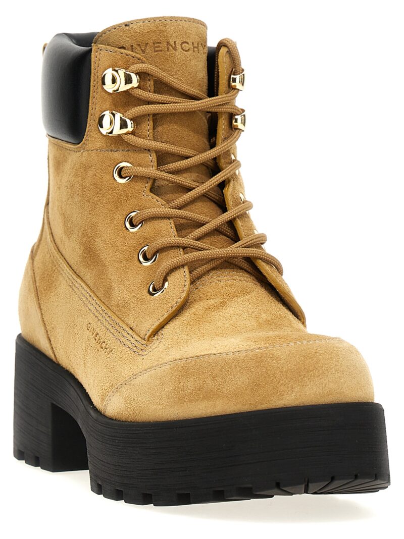 'Trekker' ankle boots BE604TE293231 GIVENCHY Beige