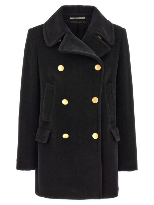 Double-breasted coat TAGLIATORE Black