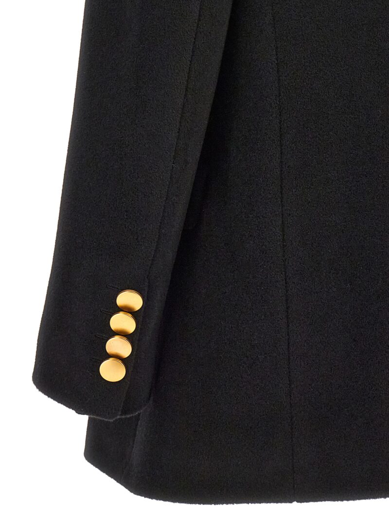 Double-breasted coat Fall Winter 2024/2025 TAGLIATORE Black