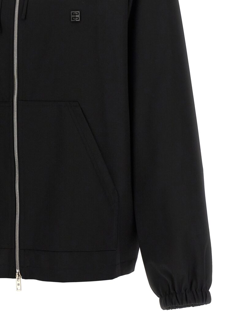 Wool hoodie 100% virgin wool GIVENCHY Black