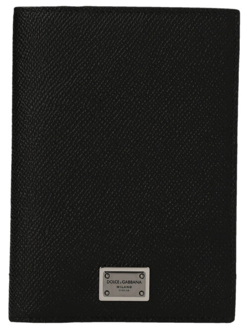 Logo passport holder DOLCE & GABBANA Black