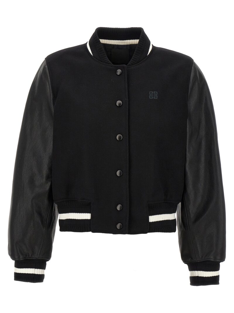 'Varsity' bomber jacket GIVENCHY White/Black