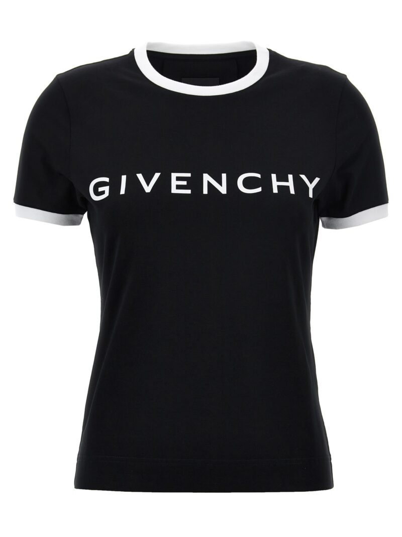 Logo print T-shirt GIVENCHY White/Black