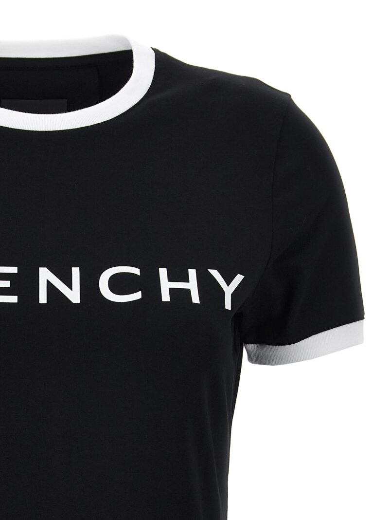 Logo print T-shirt Woman GIVENCHY White/Black