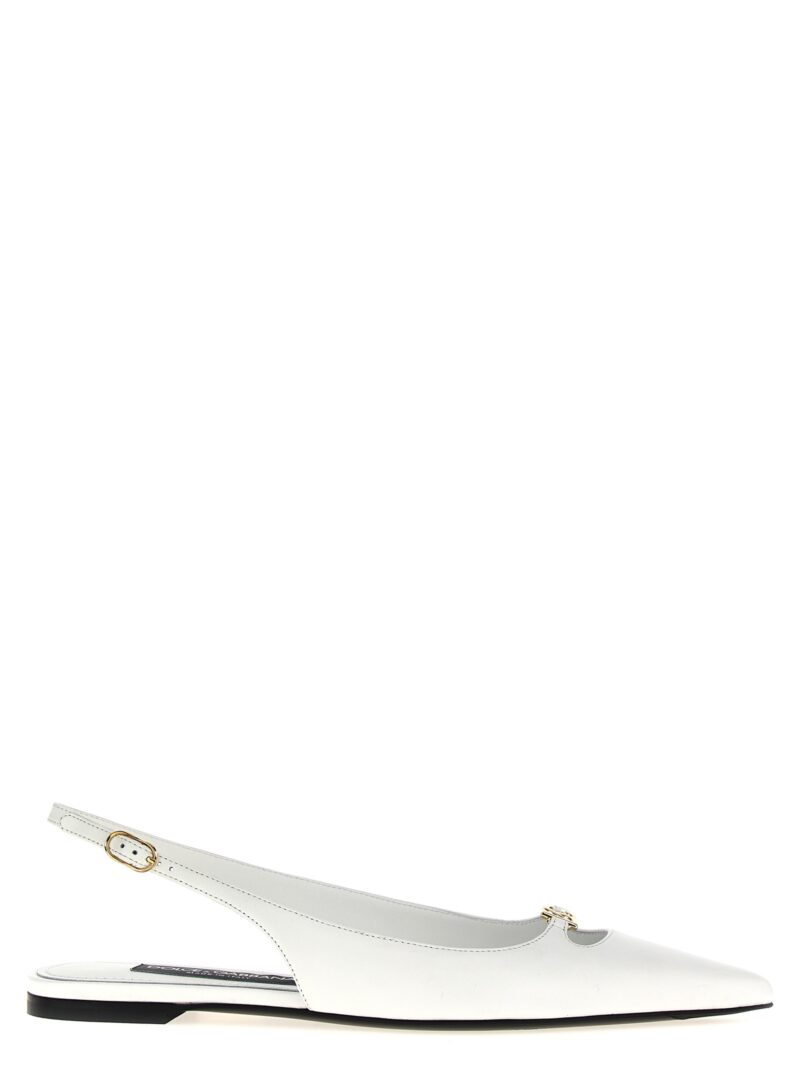 'Lollo' slingback DOLCE & GABBANA White