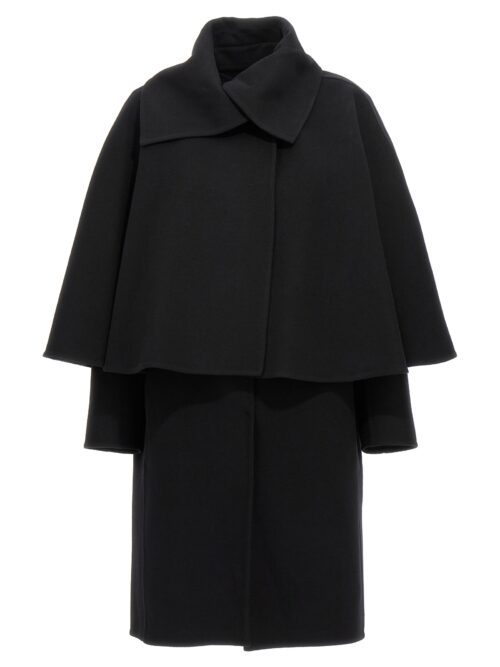 Coat with cape CHLOÉ Black