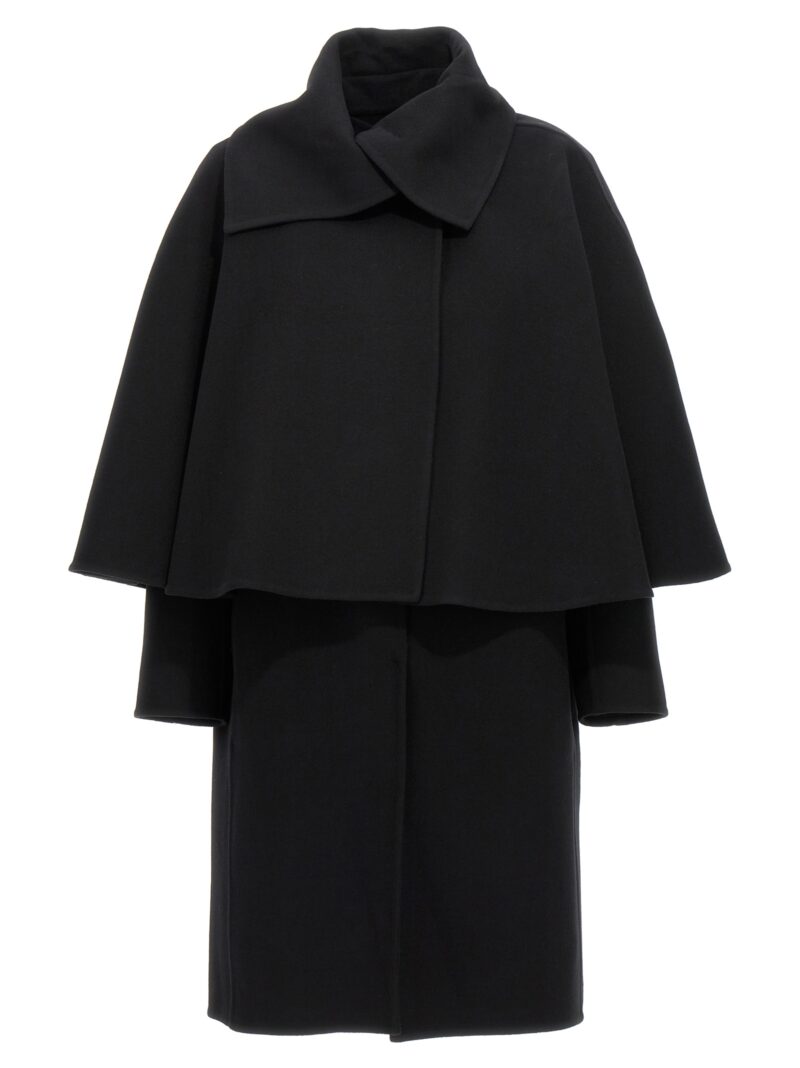 Coat with cape CHLOÉ Black