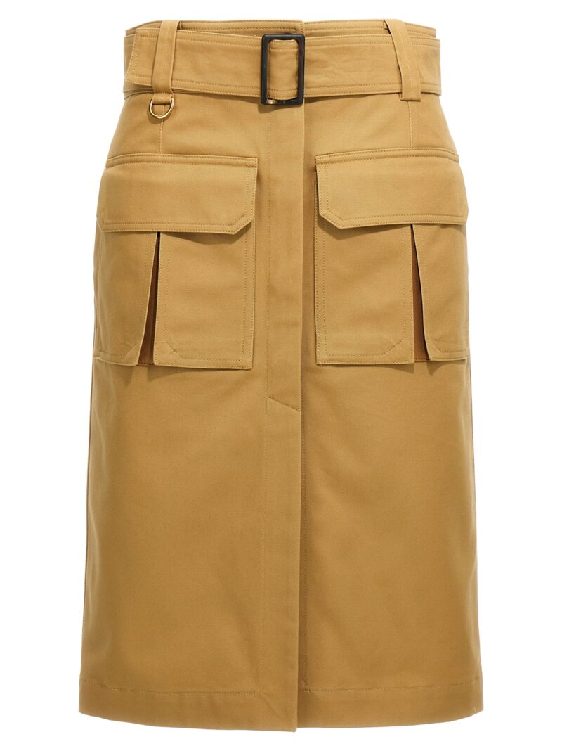 Gabardine skirt CHLOÉ Beige