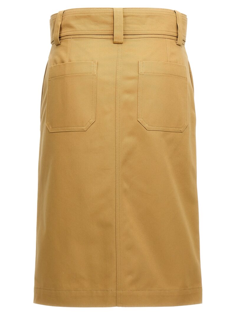 Gabardine skirt CHC24AJU1304521D CHLOÉ Beige