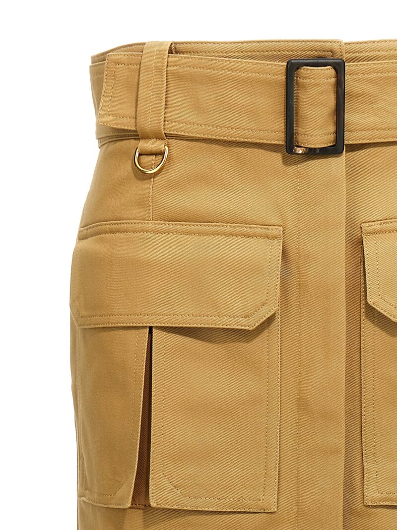 Gabardine skirt Woman CHLOÉ Beige