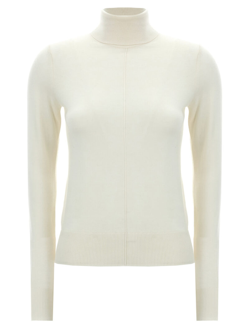 Logo embroidery turtleneck sweater CHLOÉ White