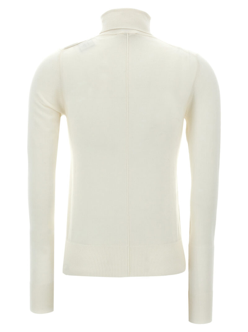 Logo embroidery turtleneck sweater CHC24AMP03660107 CHLOÉ White