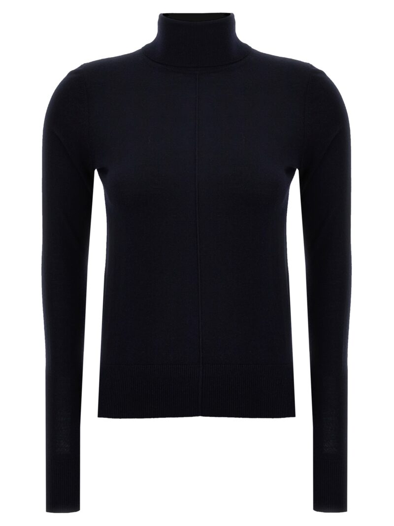 Logo embroidery turtleneck sweater CHLOÉ Blue