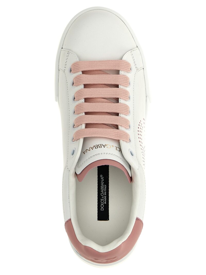 'Portofino' sneakers 100% calfskin leather (Bos Taurus) DOLCE & GABBANA Pink