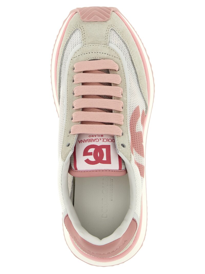 'DG Cushion' sneakers 70% calf leather 30% polyester DOLCE & GABBANA Pink