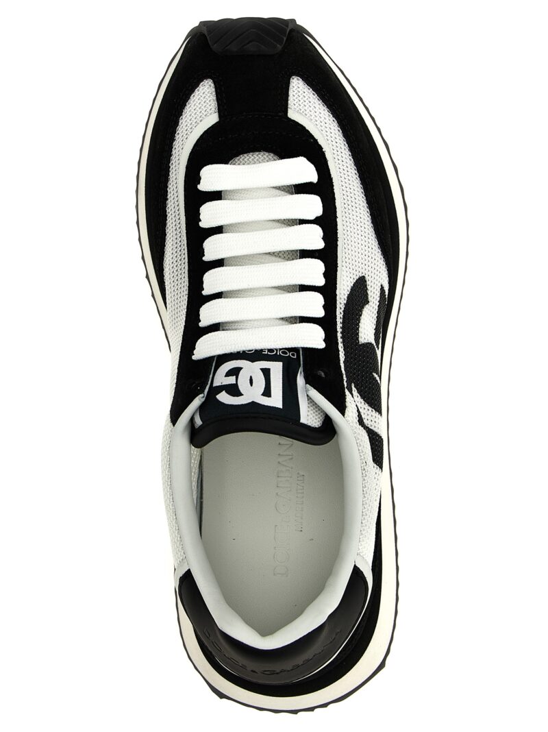 'DG Cushion' sneakers 70% calf leather 30% polyester DOLCE & GABBANA White/Black