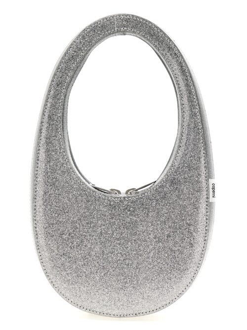 'Glitter Mini Swipe Bag' handbag COPERNI Silver
