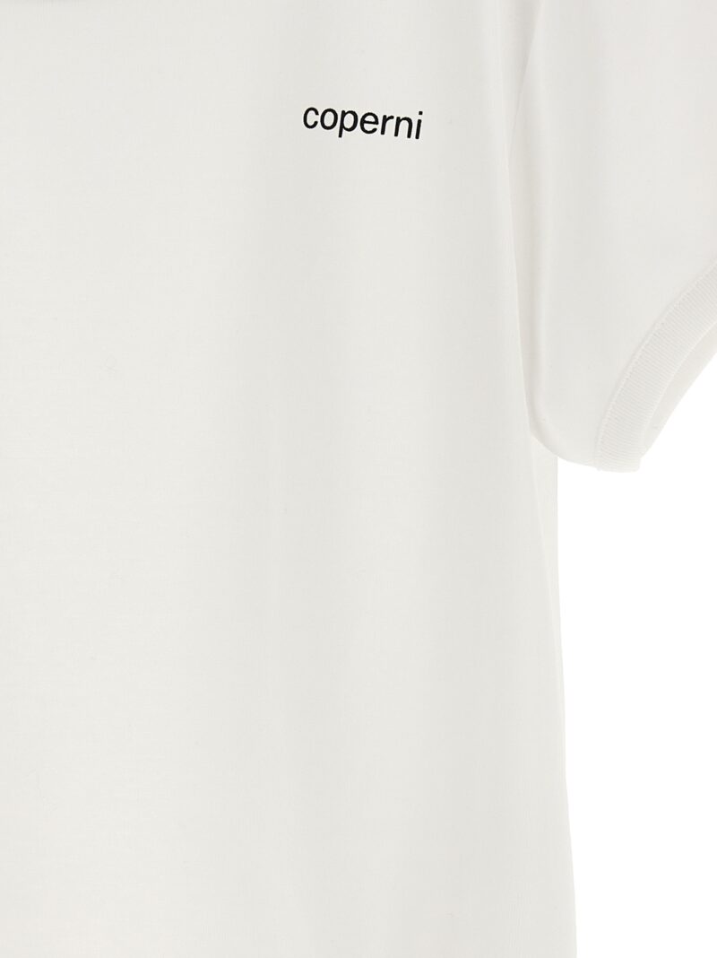 Logo print T-shirt 100% cotton COPERNI White