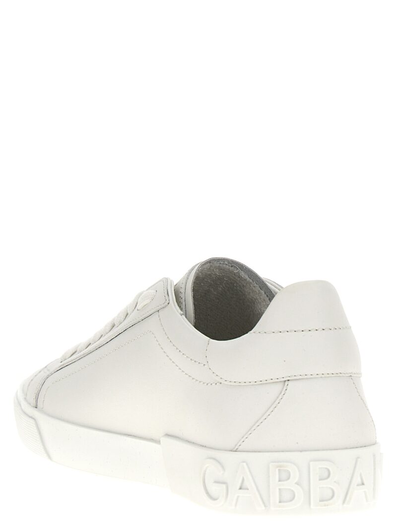 'Portofino Vintage' sneakers 100% calfskin leather (Bos Taurus) DOLCE & GABBANA White