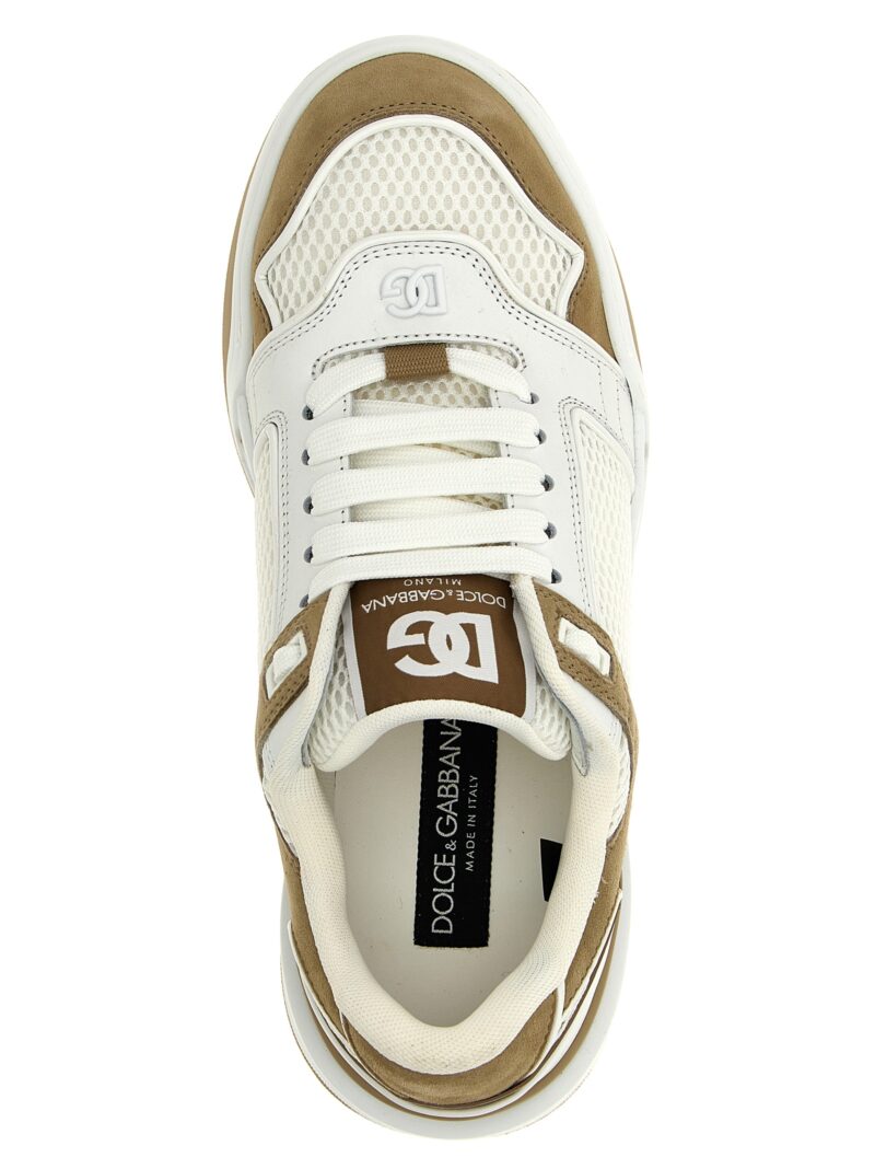 'New Roma' sneakers 50% polyester 40% le 5% elastane 5% viscose DOLCE & GABBANA Beige