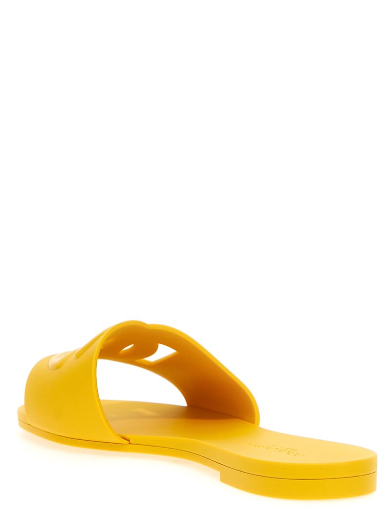 Logo slides CW2215AN99480204 DOLCE & GABBANA Yellow