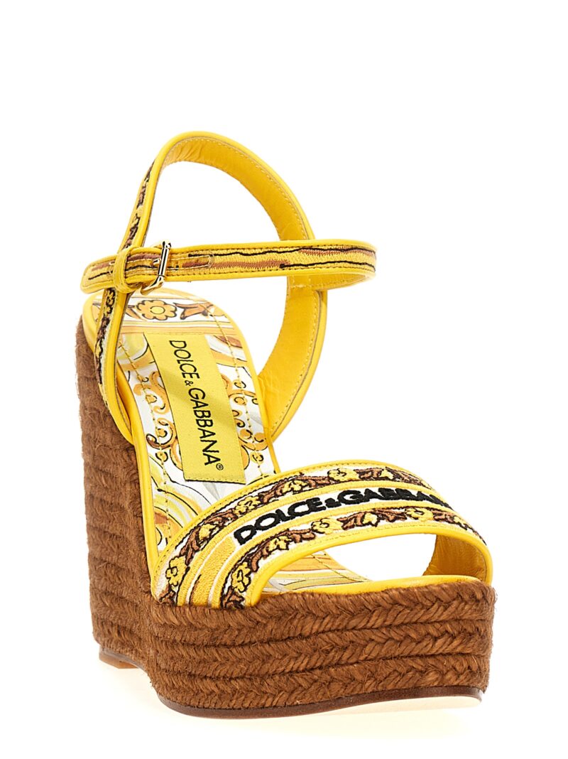 'Maiolica' wedges CZ0318AV8048Q728 DOLCE & GABBANA Yellow