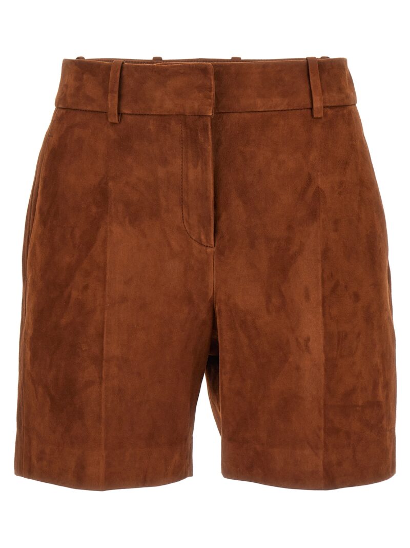 Suede shorts ERMANNO SCERVINO Brown