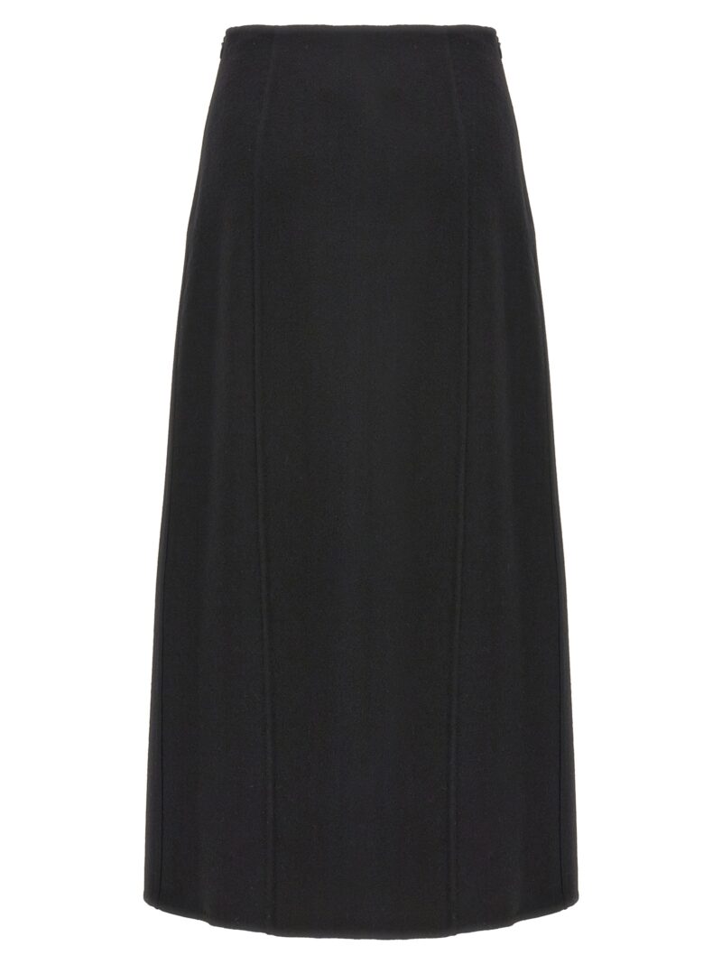 Long cloth skirt D452O302HNG95708 ERMANNO SCERVINO Black