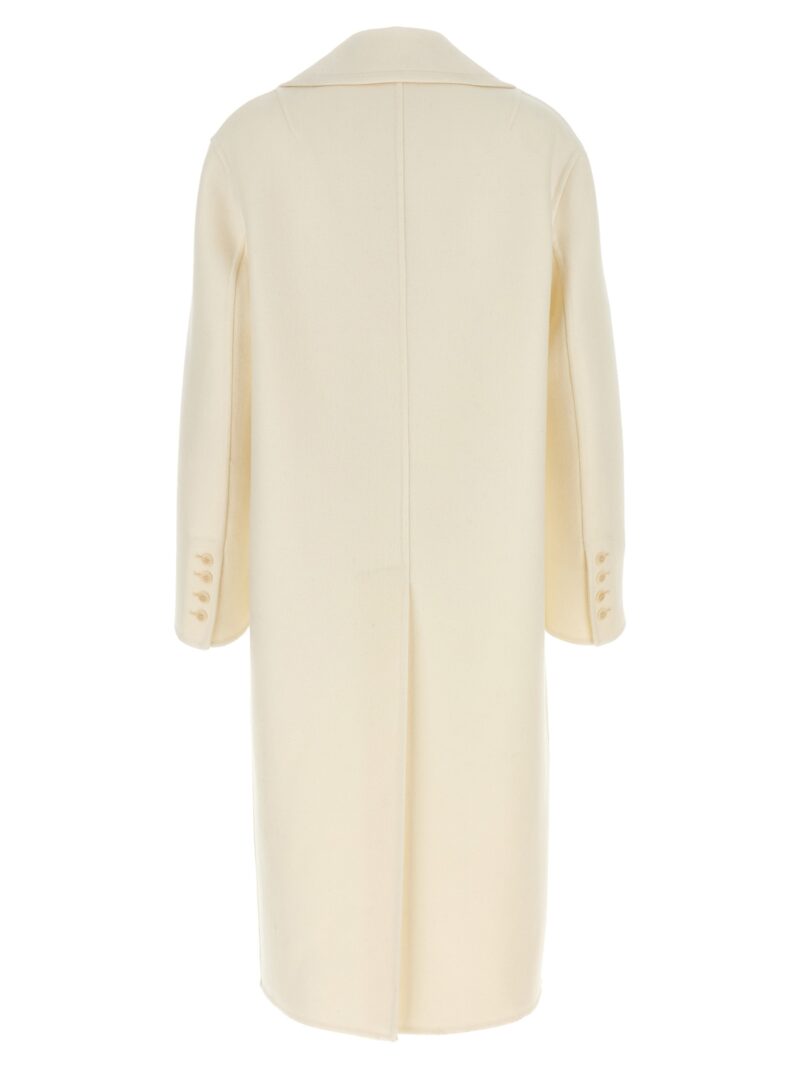 Single-breasted wool coat D456D337HNG14800 ERMANNO SCERVINO White