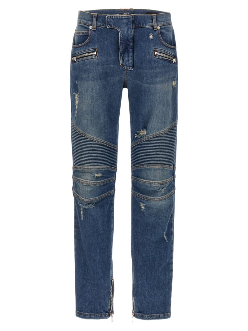 'Biker' jeans BALMAIN Blue