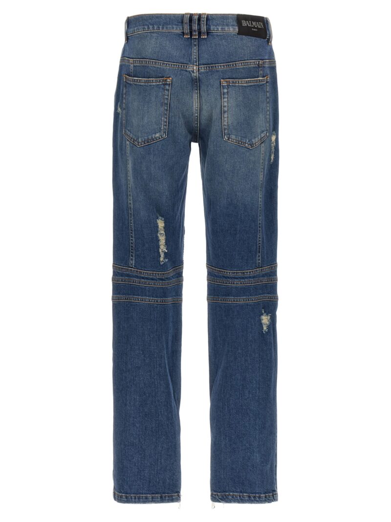 'Biker' jeans DH1MG009DE576KD BALMAIN Blue