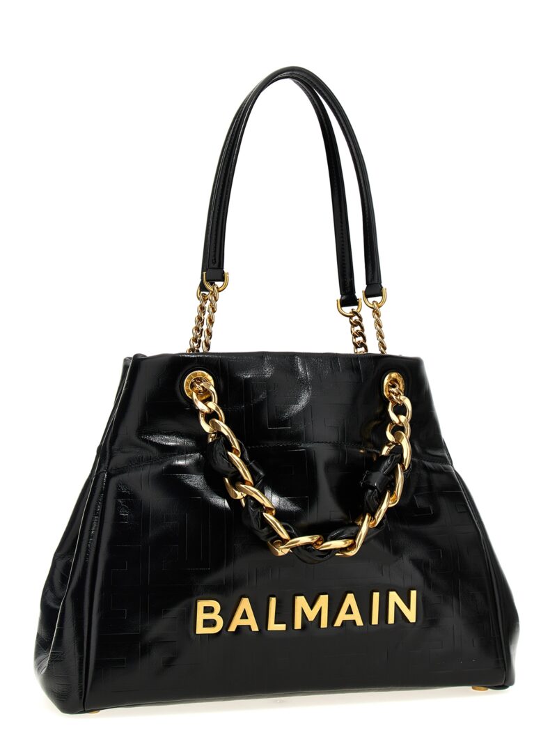 '1945 Soft' shopping bag Woman BALMAIN Black