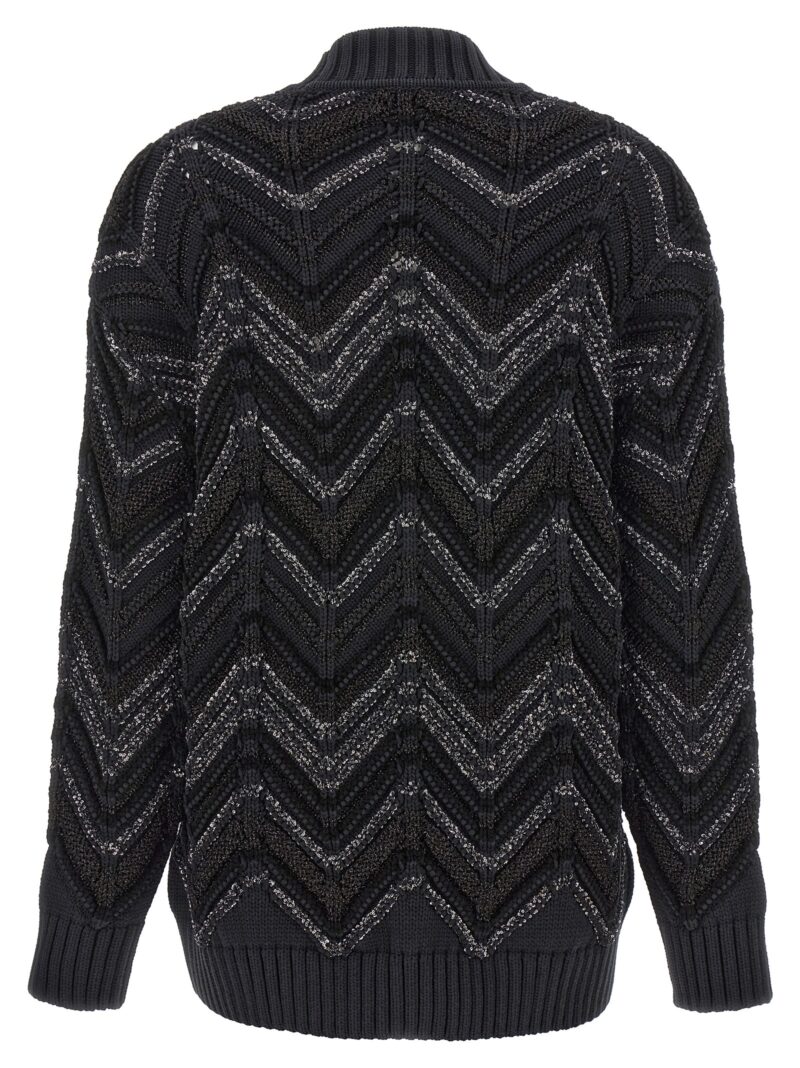 'Zig Zag' cardigan DS24WM0YBK039WSM9GF MISSONI Black