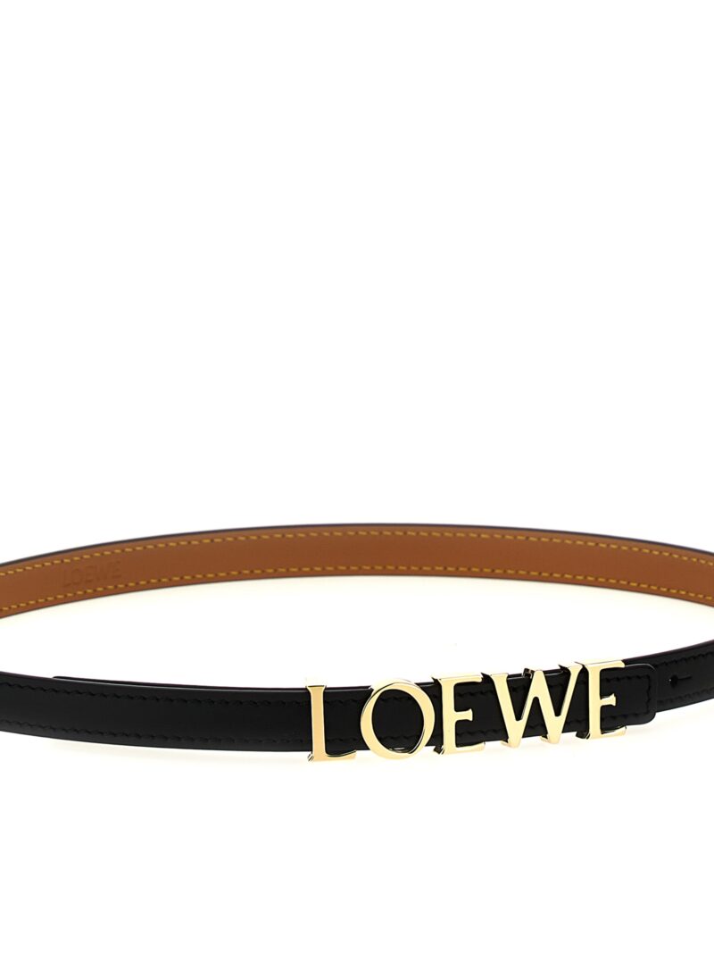 'lettering' logo belt Woman LOEWE Black