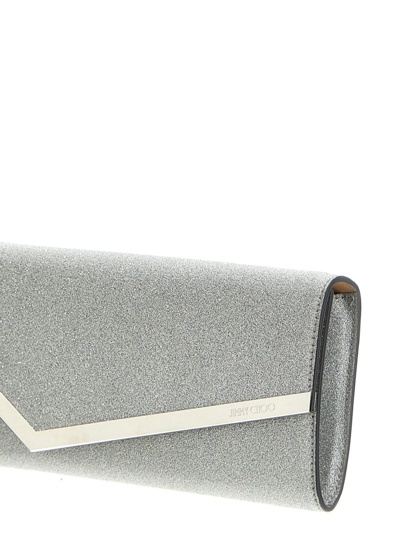 'emmie' clutch Woman JIMMY CHOO Silver