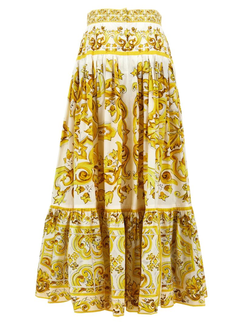 'Maiolica' skirt F4CX0THH5A5HG3TN DOLCE & GABBANA Yellow