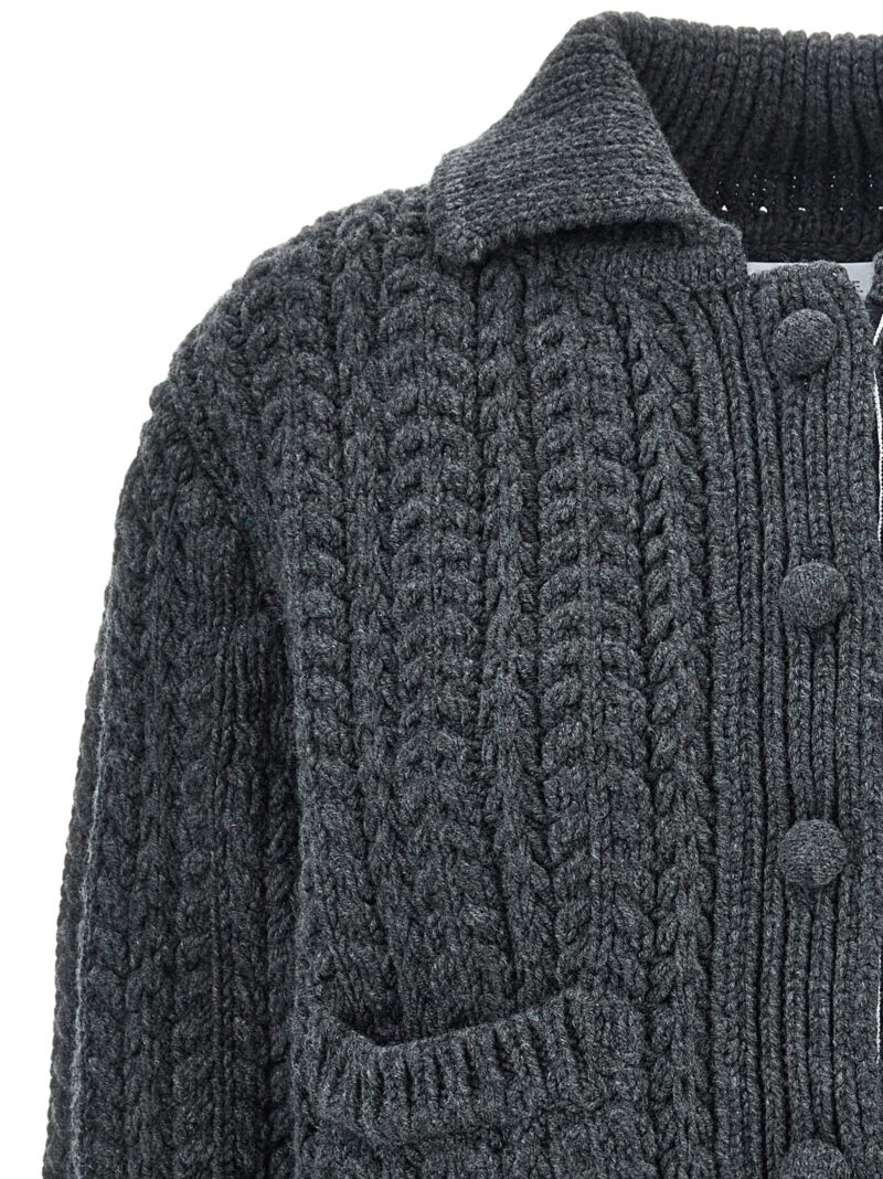 'Chunky Links' cardigan Woman THOM BROWNE Gray