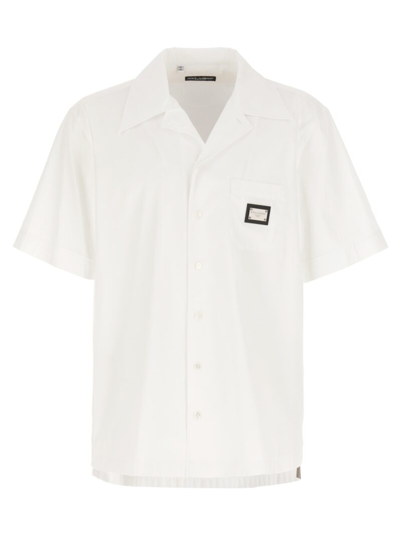 Logo plaque shirt DOLCE & GABBANA White