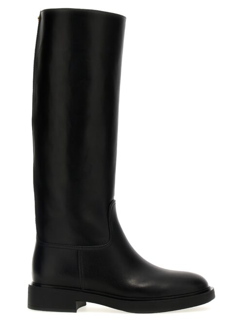 Leather boots GIANVITO ROSSI Black