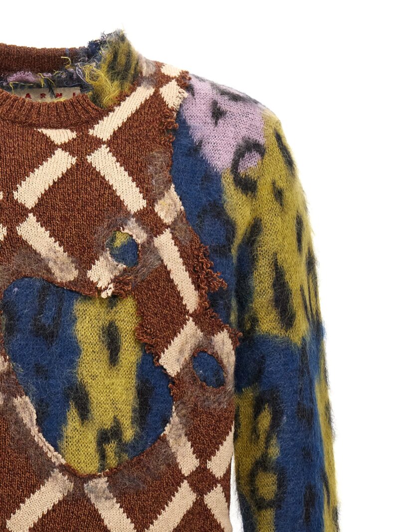 'Needle Punch Two in One' sweater Man MARNI Multicolor