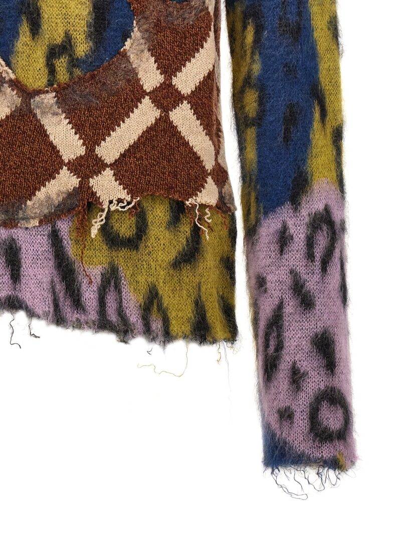 'Needle Punch Two in One' sweater 100% wool MARNI Multicolor