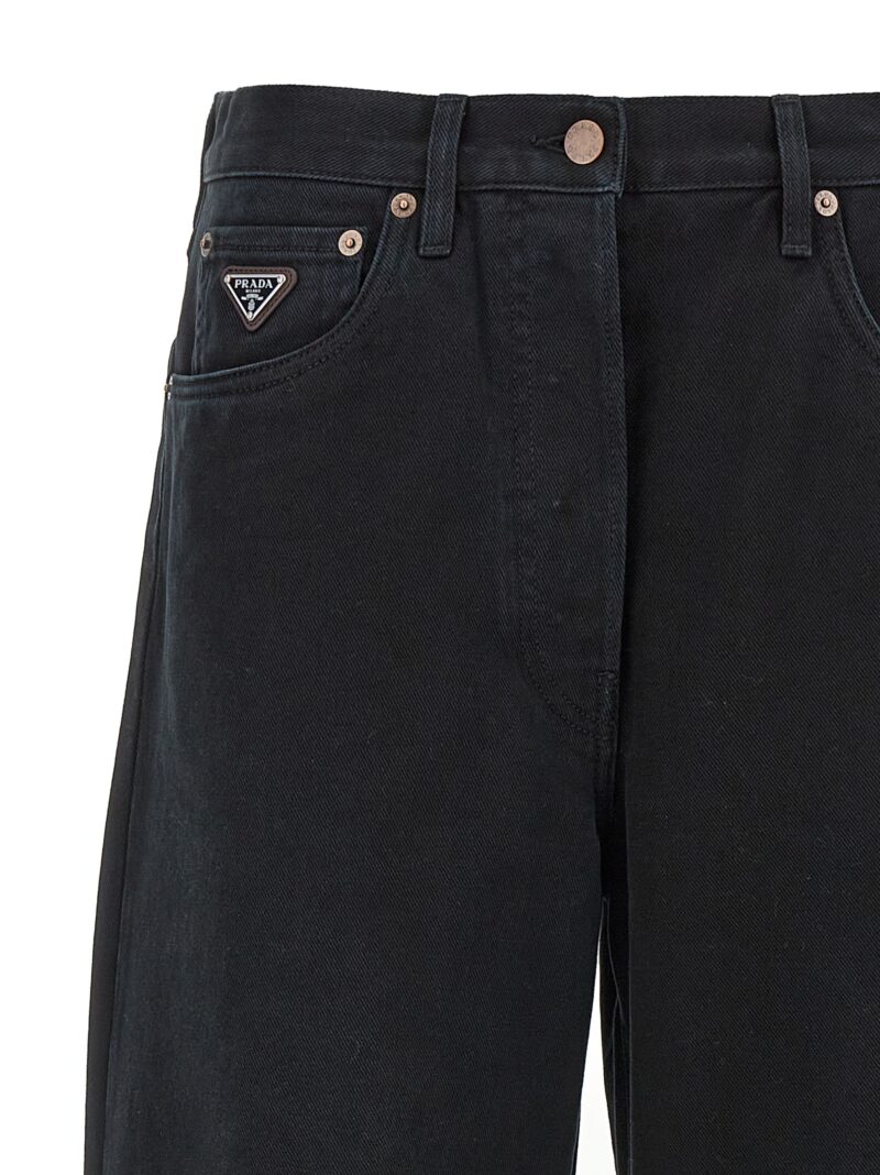 Denim jeans Woman PRADA Black