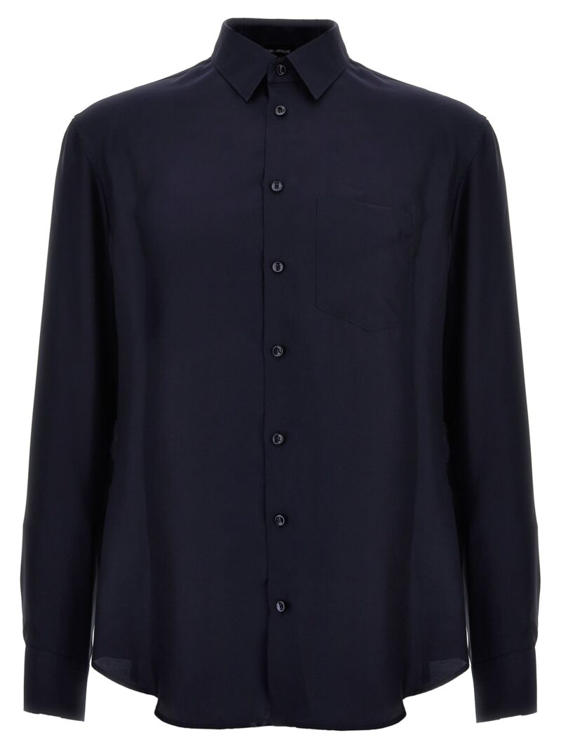 Silk shirt GIORGIO ARMANI Blue