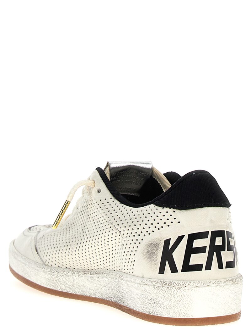 'Ball Star' sneakers 98% goat leather 2% cow leather GOLDEN GOOSE White/Black