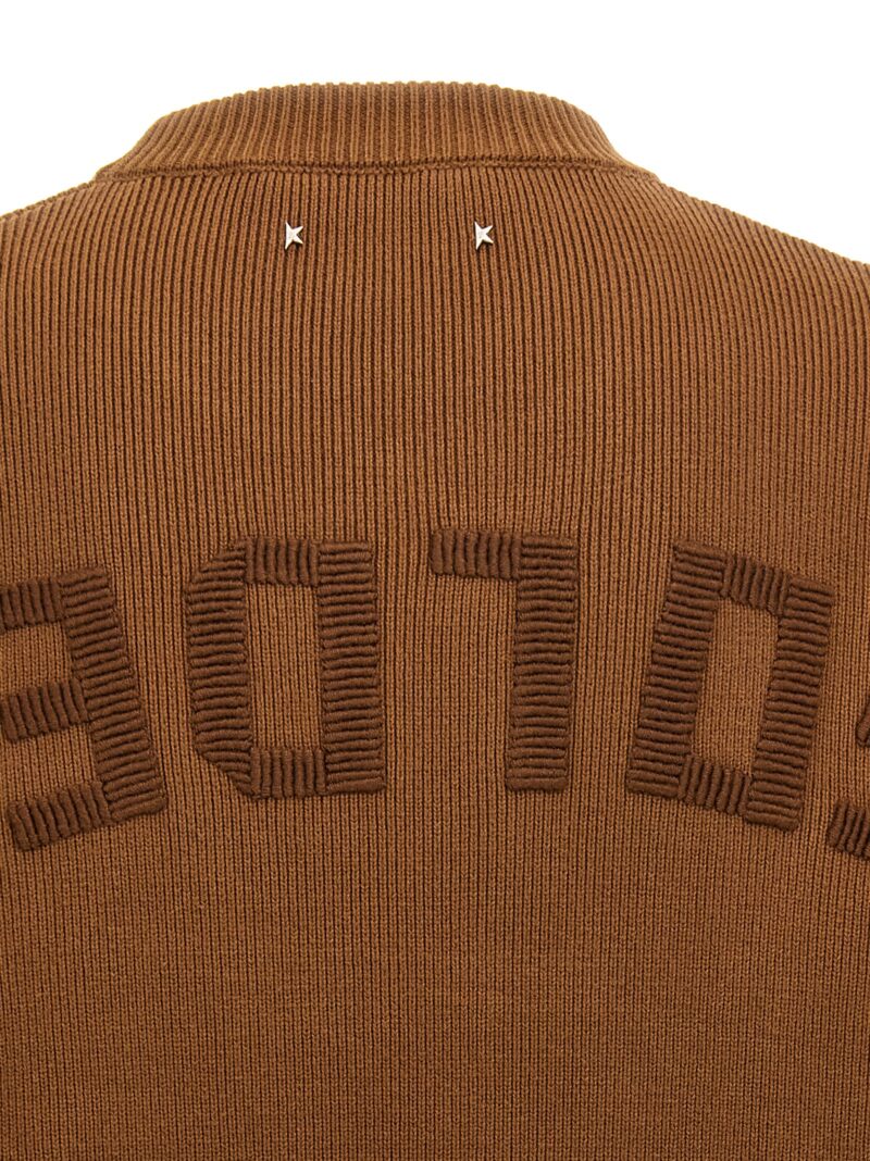 'Davis' sweater 96% cotton 3% polyamide 1% elastane GOLDEN GOOSE Brown