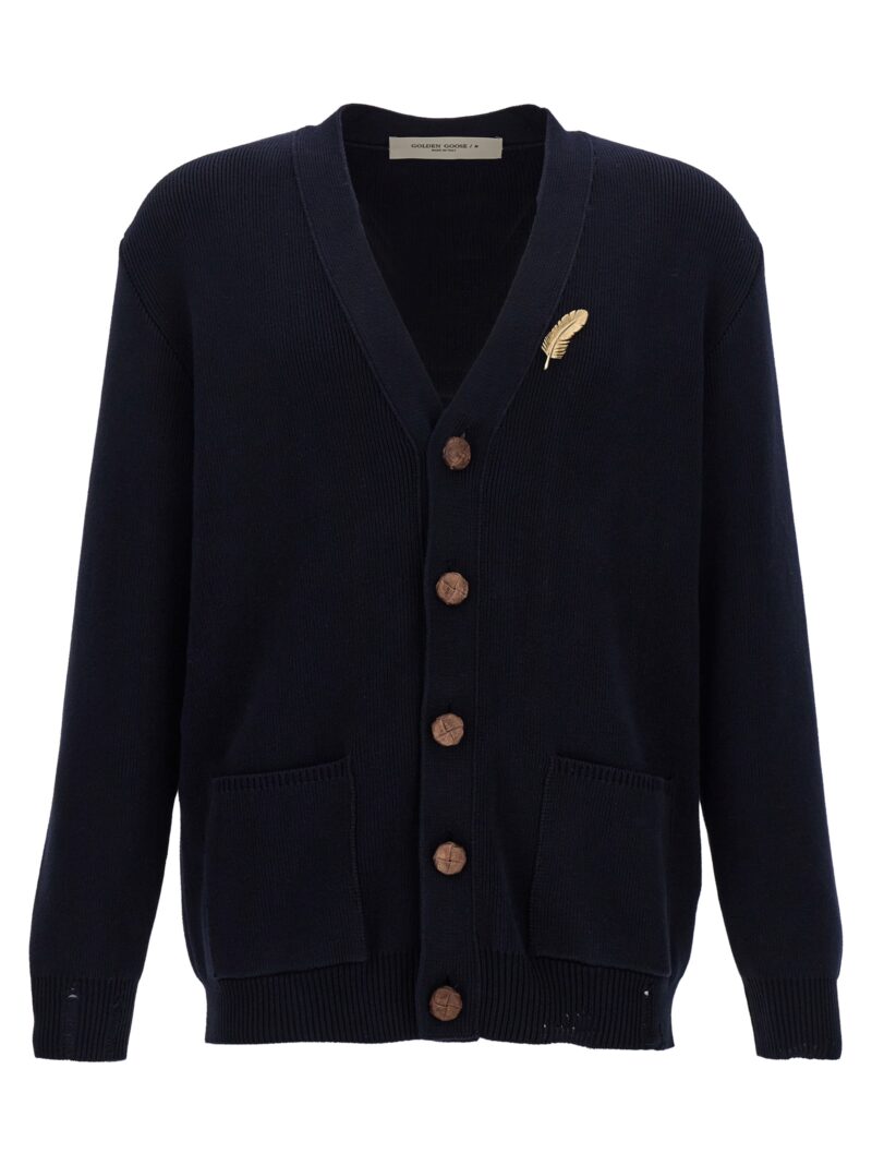 'Daniel' cardigan GOLDEN GOOSE Blue