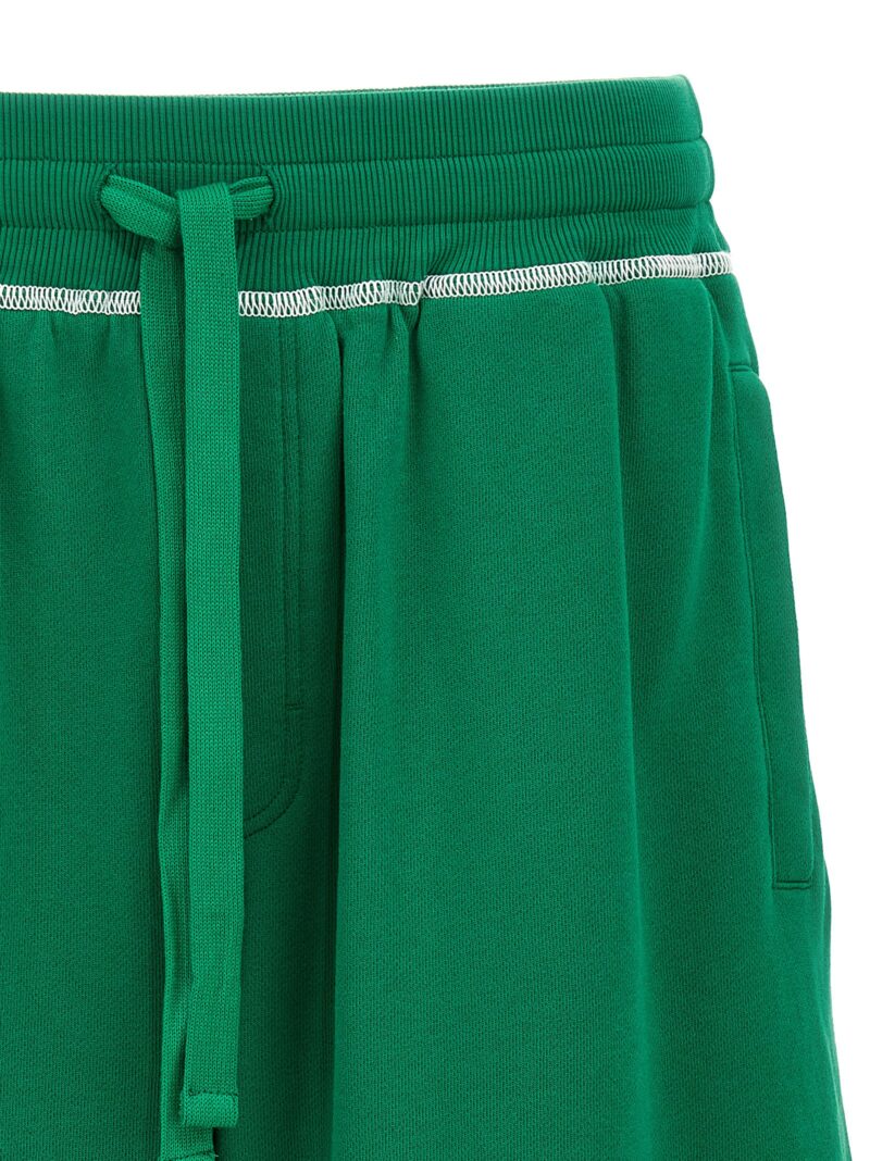 Logo bermuda shorts Man DOLCE & GABBANA Green